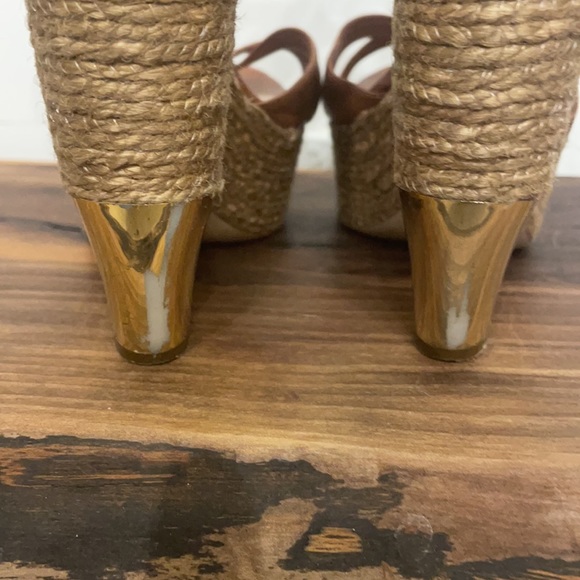 Miu Miu jute platform sandals - Picture 3 of 9